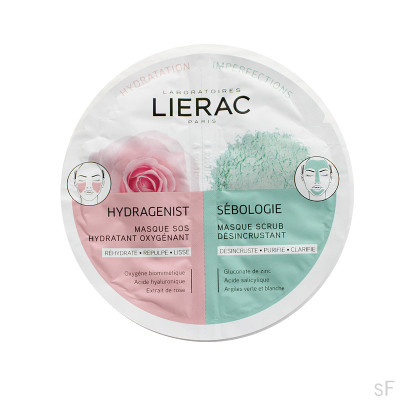 Lierac DUO Mascarillas Hydragenist + Sebologie